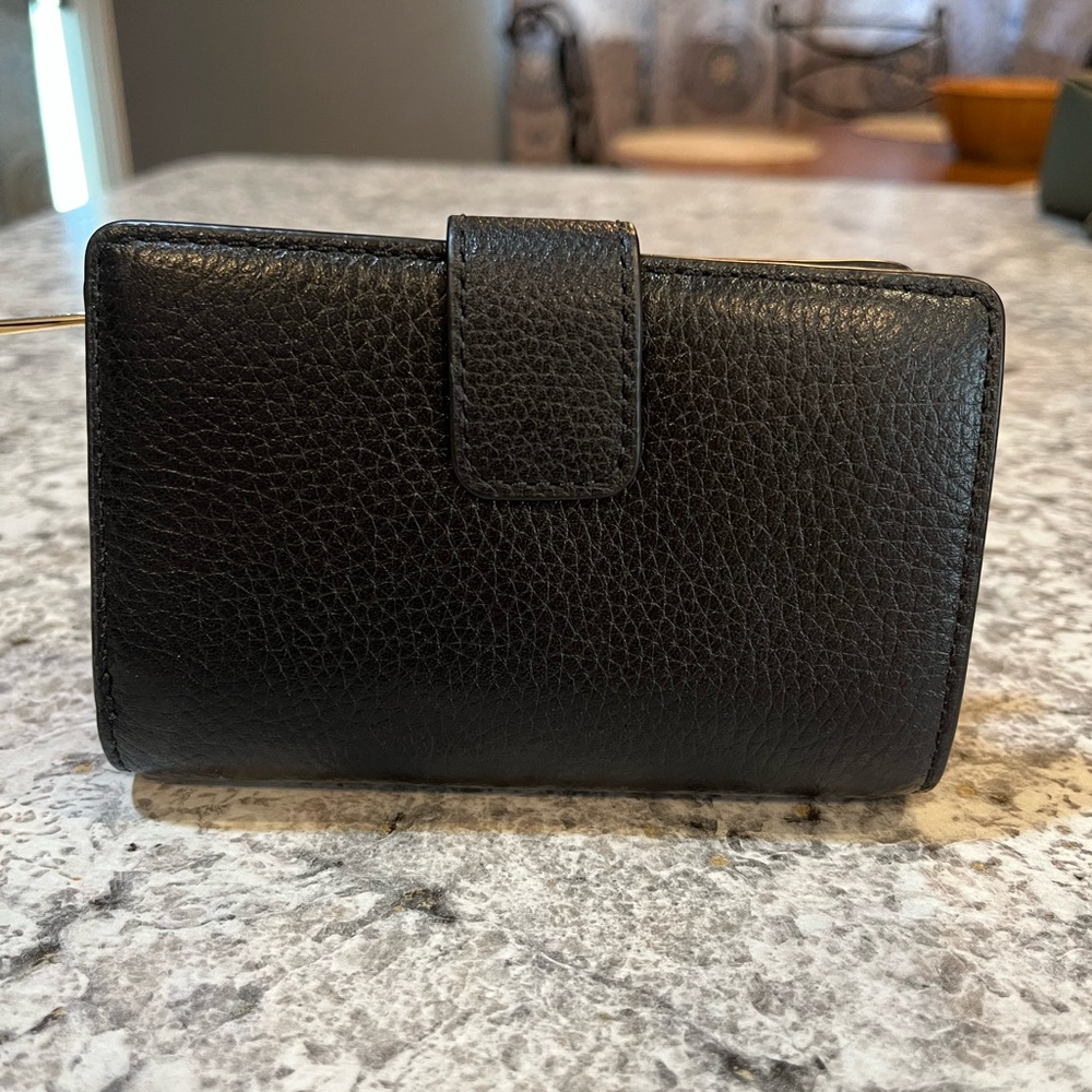 Michael Kors Leather Compact Snap Wallet - Picture 3 of 9